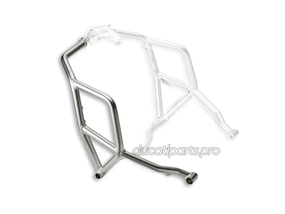 96711931AA DUCATI ENGINE TUBE GUARD SILVER LH SIDE (DSRT X)