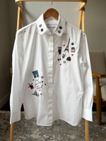 Хлопковая рубашка Karl Lagerfeld, S-M