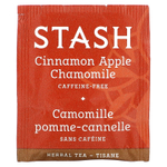 Stash Tea, травяной чай, корица, яблоко и ромашка, без кофеина, 20 чайных пакетиков, 40 г (1,4 унции)