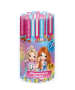 Ручка шариковая 0,7мм синяя (Tik tok girl)