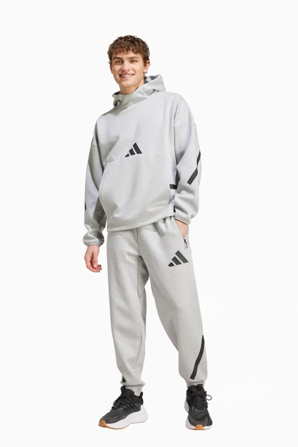 Кофта adidas Z.N.E. - серый