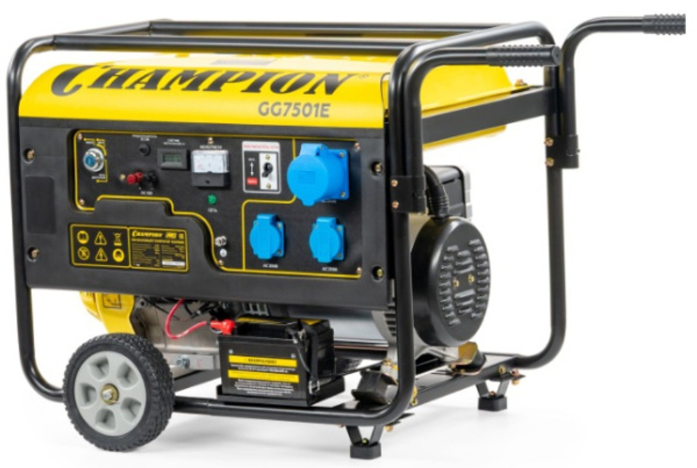 Генератор бензиновый CHAMPION GG7501E