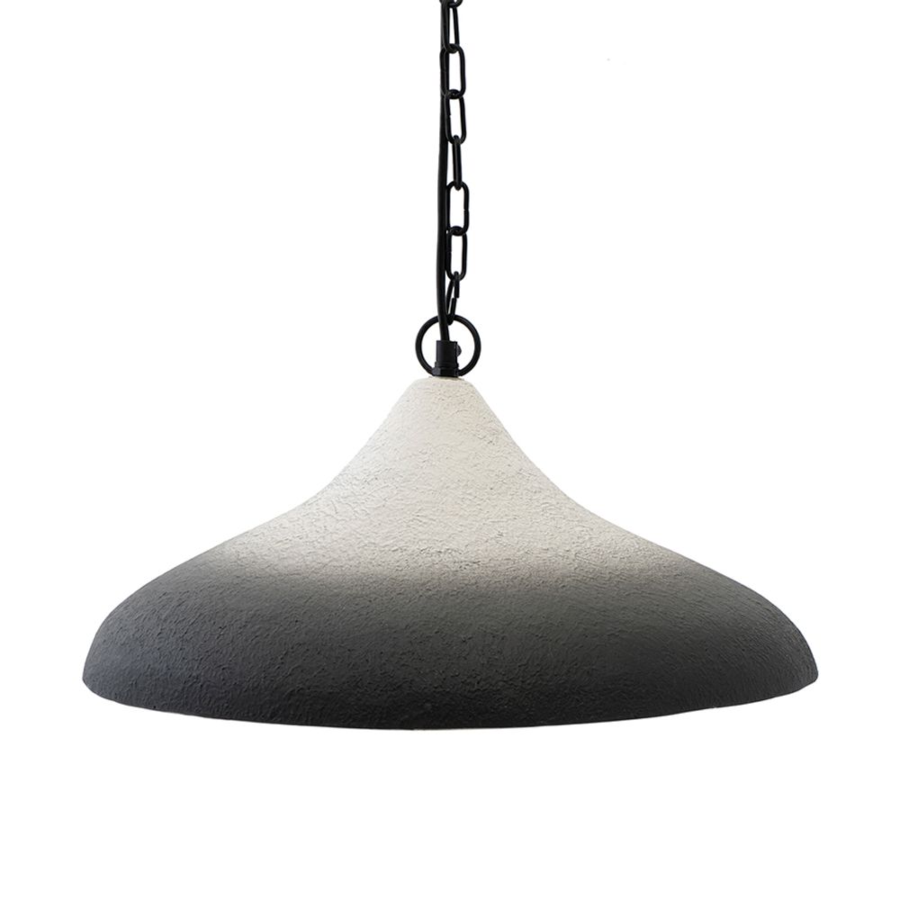 Светильник подвесной Sustainable collection, Ø44х19 см, черный/белый