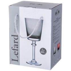 НАБОР БОКАЛОВ ДЛЯ ВИНА ИЗ 2 ШТ "TRENDY" PURPLE 305 МЛ