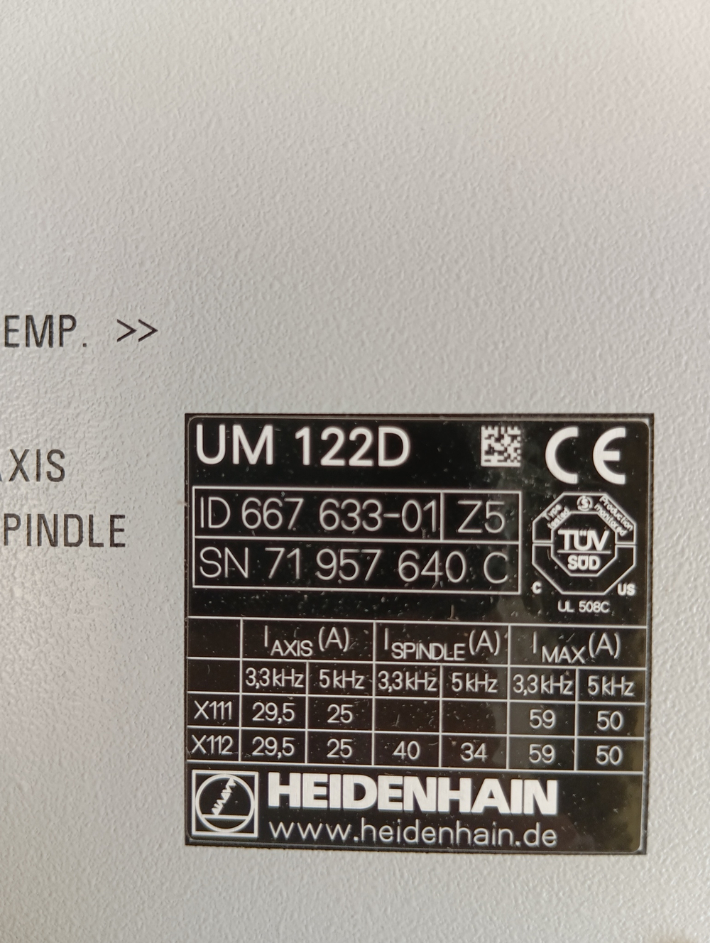 Heidenhain UM122D ID 667 633-01 Z5 новое