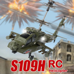 Радиоуправляемый вертолет Syma S109H, RTF 2.4G - SYMA-S109H , обновленная модель 109g ,с барометрическим датчиком удержания высоты , авто взлет и посадка , новинка 2024