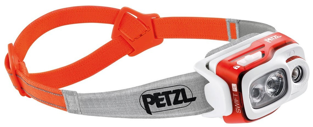 Фонарь светодиодный налобный Petzl Swift RL оранжевый, 900 лм, аккумулятор