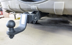 Фаркоп для Mitsubishi Pajero III, IV 2000-2007, 2007-2020 Тип шара: E. Нагрузки: 1800/100 кг, MI 30