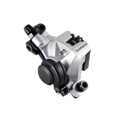 Торм. набор механ. EBRM375MPRS 2-5085 диск. (калипер+колодки) серебр. инд. уп. SHIMANO