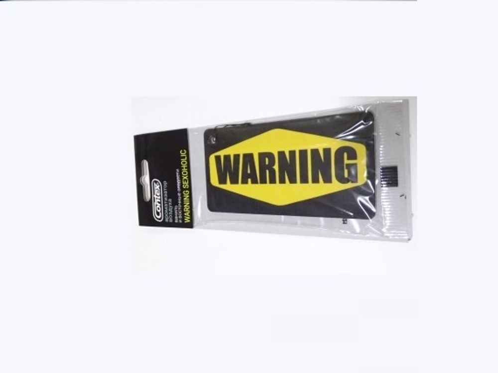 Ароматизатор подвесной  WARNING SEXOGOLIC  Ваниль (Contex)