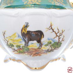 Чайный сервиз Repast Охота зеленая Мария-тереза 15 предметов на 6 персон