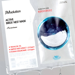 JMsolution Active Birds Nest Mask Premium тканевая премиум-маска с ласточкиным гнездом