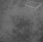 Stroeher - Euramic Cavar E 543 fosco 340х294х11 артикул 9350 - Клинкерная ступень - флорентинер