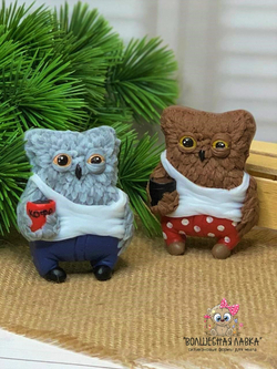 Силиконовая форма Сонная сова