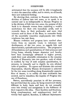 Feminism and sex-extinction | Kenealy Arabella