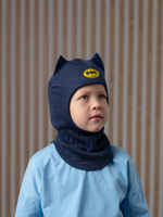 Шлем зимний вязаный (Сапфир) Бэтмен