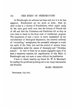 The ethic of freethought and other addresses and essays | Karl Pearson
