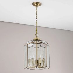 Citilux Витра-2 CL442260 Люстра подвесная витражная Бронза