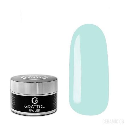 Grattol Camouflage Gel Ceramic 08 - Гель камуфлирующий, 15 мл