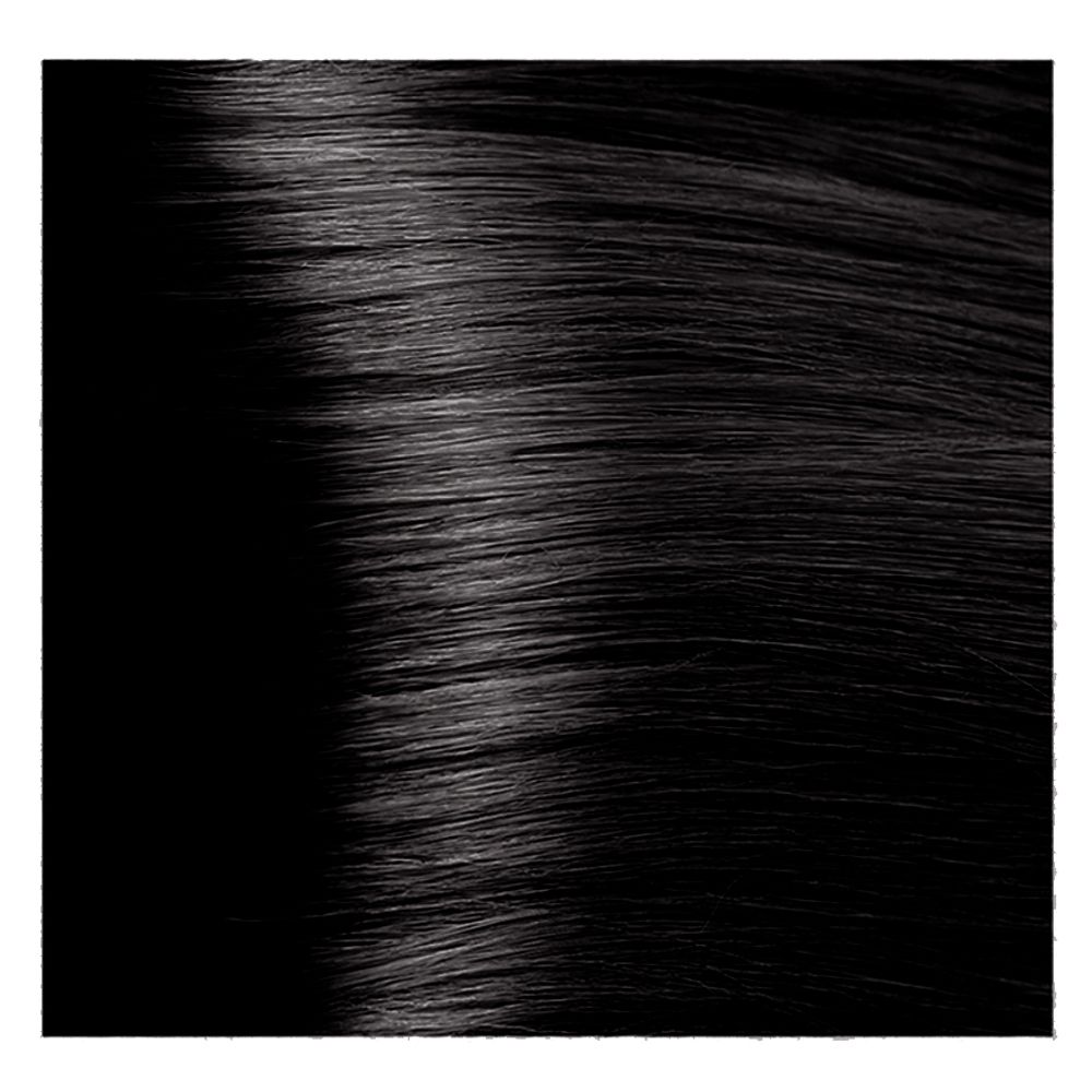 Крем краска для волос с гиалуроновой кислотой Kapous, 100 мл - HY 4.18 коричневый лакричный