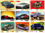 Вкладыши от жвачки Turbo Yellow, Turbo Super желтые 16 штук без повторов.