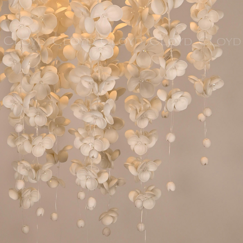 Люстра Cloyd TAONGI C9 / выс. 80 см - керамика - белый (арт.11333)