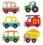 Пазлы напольные.Машинки (малые)/70110/18