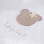 Комплект белья для классической кроватки Teddy Love 6 предметов цвет песочный