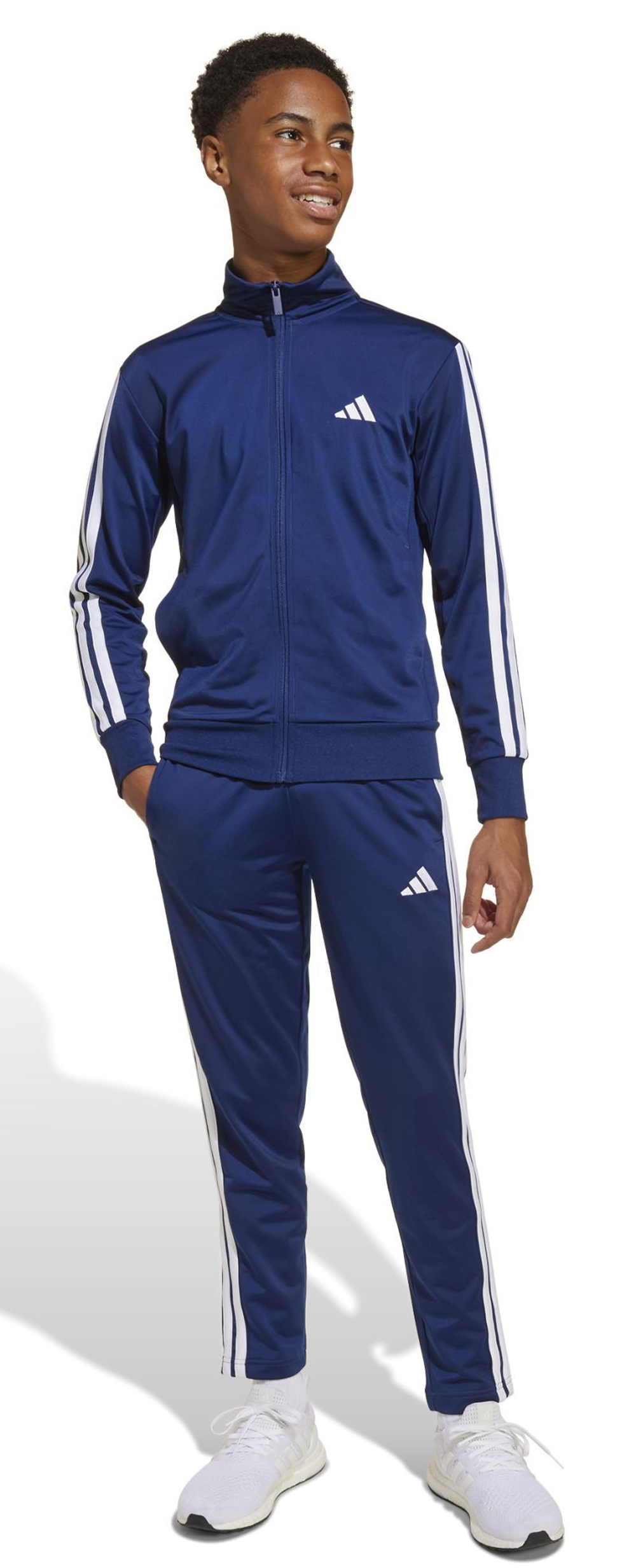Детский теннисный костюм Adidas Junior 3-Stripes - Blue