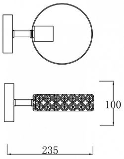 Бра Escada Banjo 679/1A Black