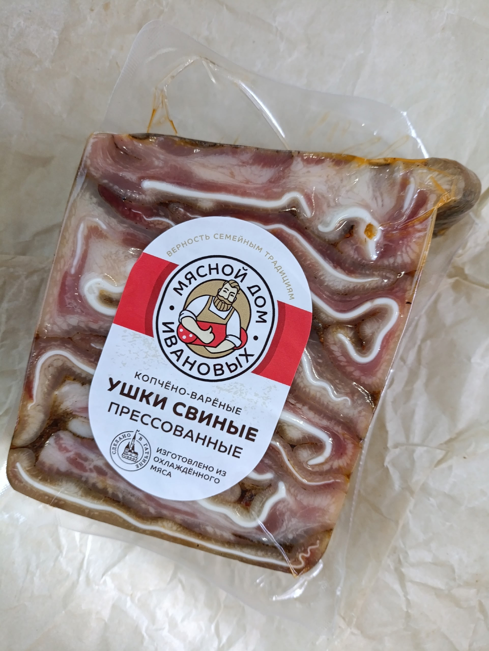 Ушки прессованные в\к, Мясной дом Ивановых