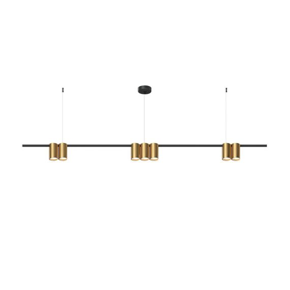 Подвесная люстра Denkirs Orbit DK4063-BK+SG