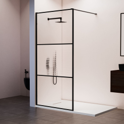 Душевая перегородка RGW WA-09B (Ribbed (Ребристое), 900)