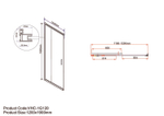 Душевой уголок Garda VSS-1G8012CLB, 1200*800, черный, стекло прозрачное, , шт