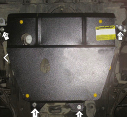 Защита для Honda Stream 2WD Motodor.70811