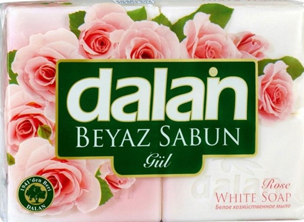 DALAN хозяйственное мыло Роза 4*150г/15