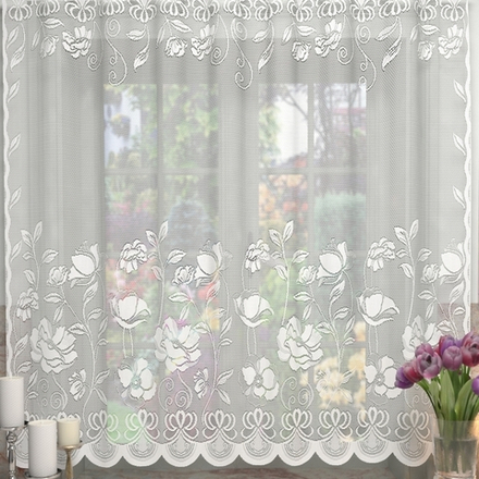 Занавеска "Л. м488а", цвет белый, Беларусь.