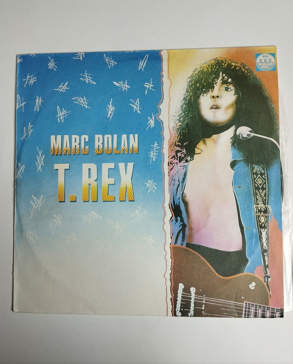 Винтажная виниловая пластинка LP Marc Bolan T. Rex Debora (СССР 1991)