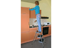 TOPPY XL лестница складная- стремянка ,алюм. 3 ступеньки (130877)