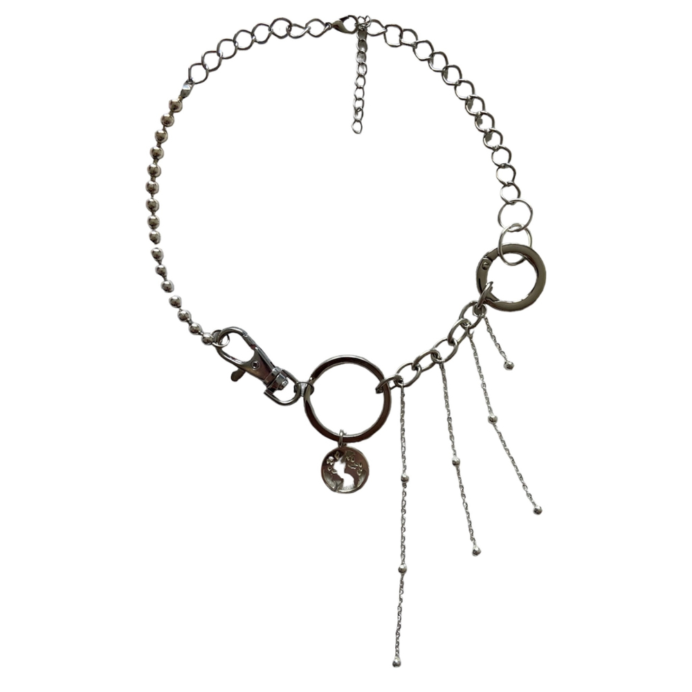 earth metal necklace