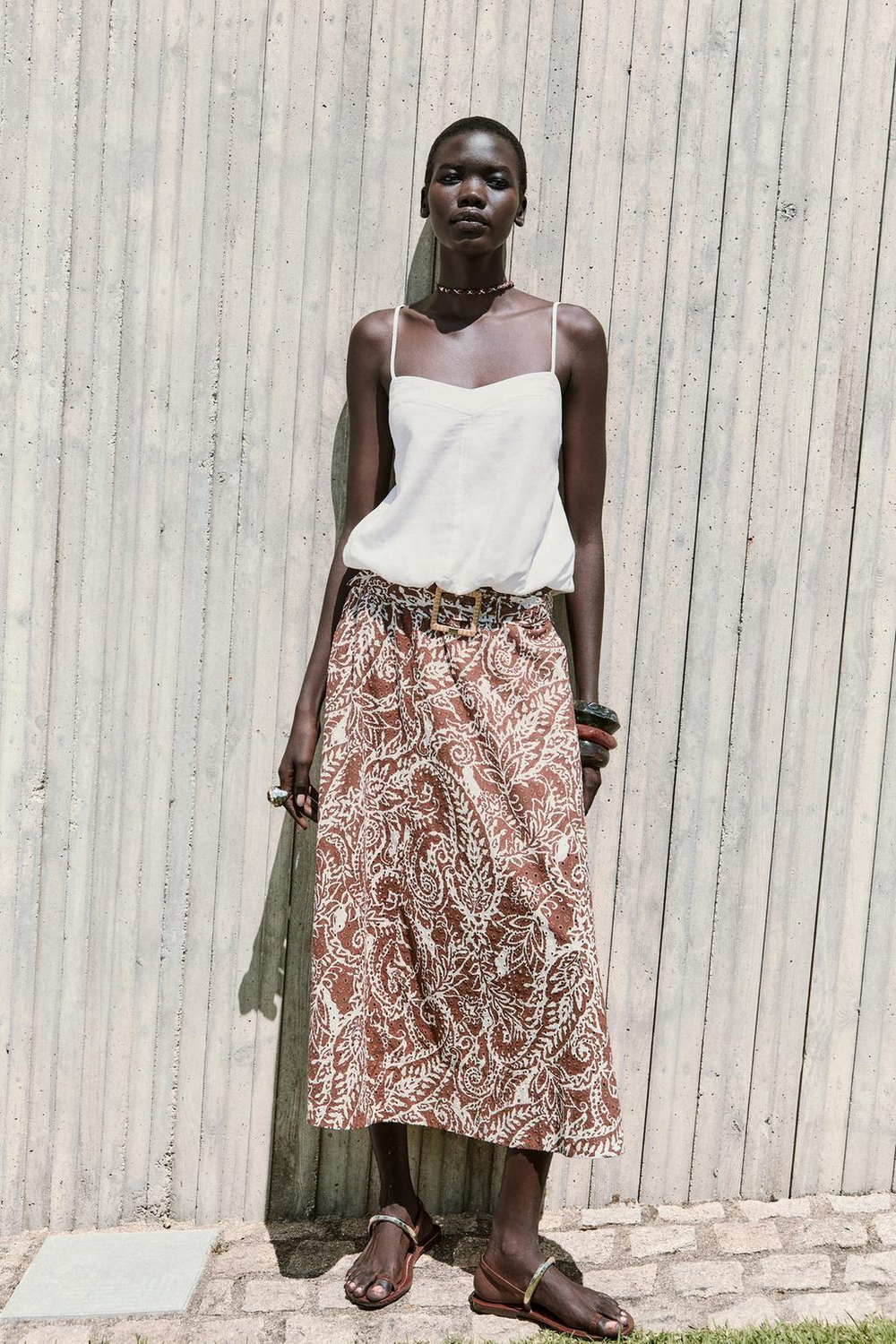 ZARA ЛЬНЯНОЙ ТОП-БАЛЛОН, БЕЛЫЙ