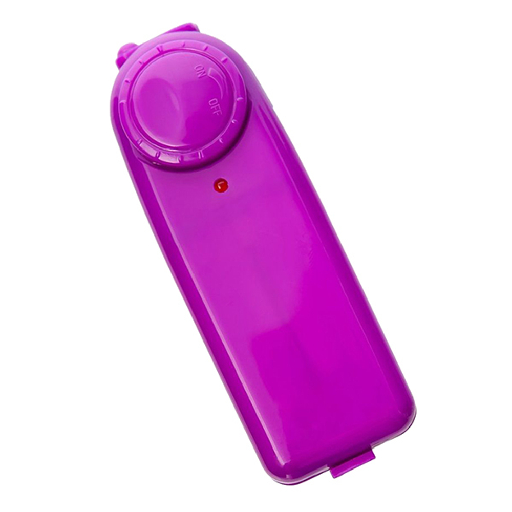 Фиолетовые вагинальные шарики 3см с вибрацией ToyFa Basic 885007