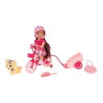 Кукла тип модница с аксесс. коробка 4606