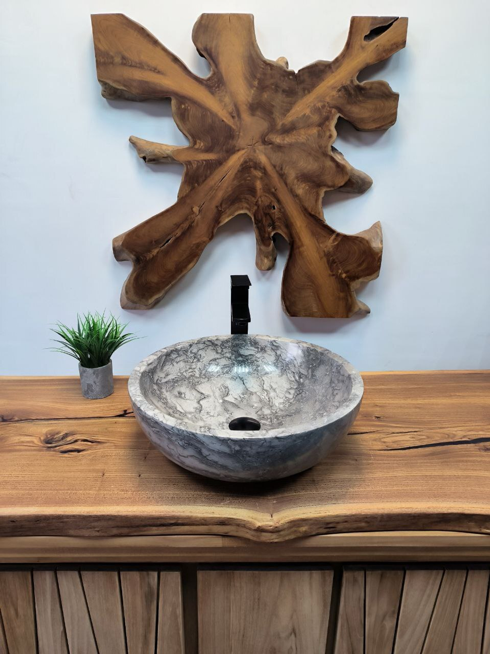 Раковина из мрамора Bowl Doreng BM-65708 45*45*15 из натурального камня