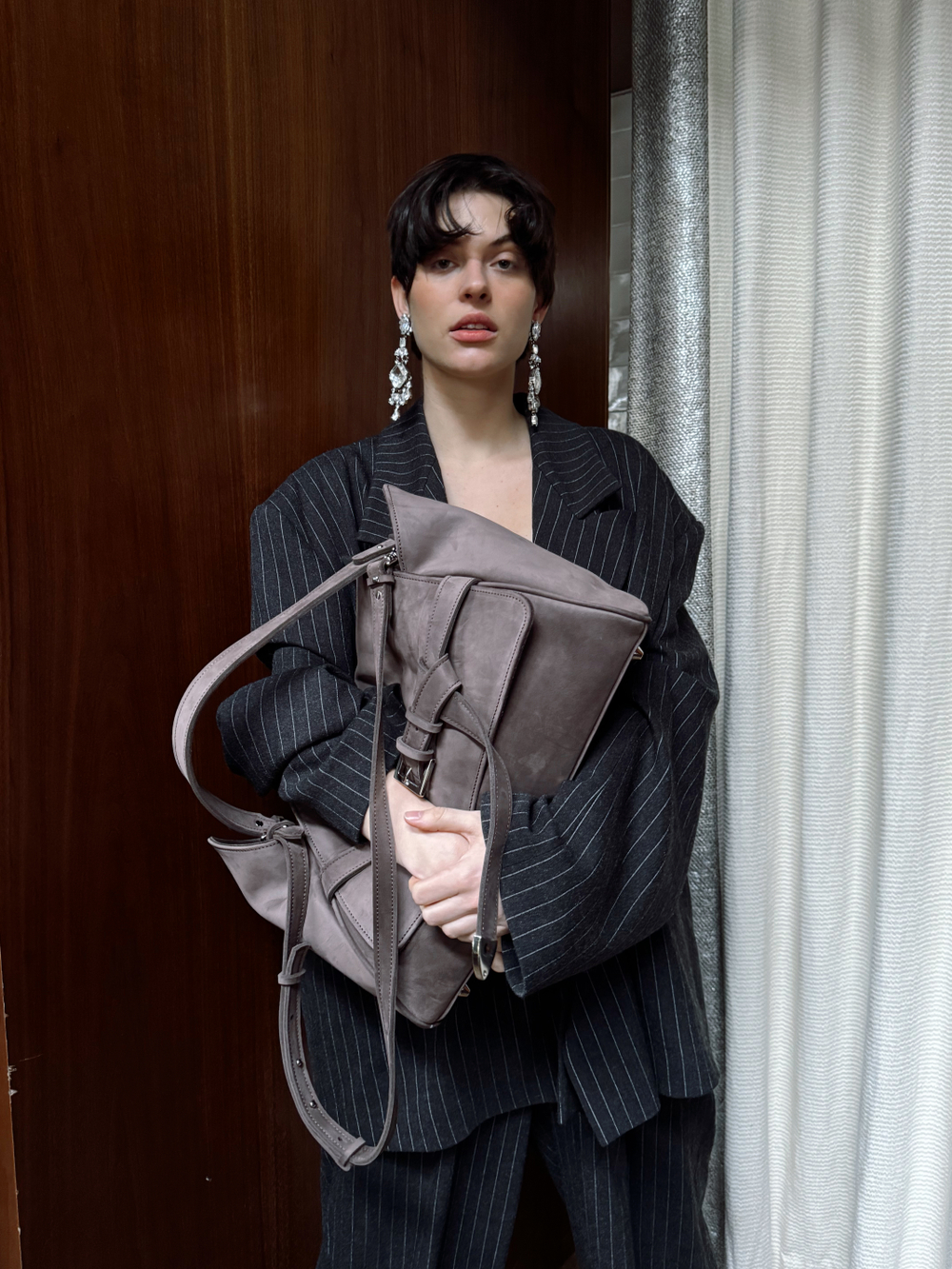 СУМКА "БОСС" КОРИЧНЕВЫЙ ВИНТАЖ