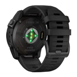 Умные часы Garmin Fenix 7 Pro 47 мм с сапфировым стеклом и солнечной батареей титан DLC Carbon Grey с черным ремешком