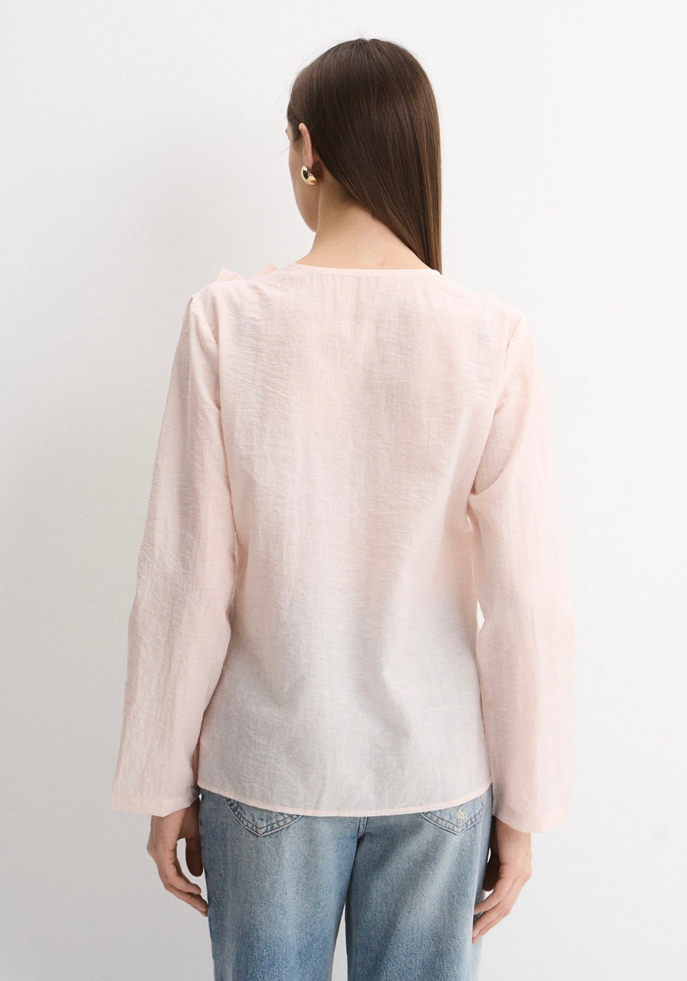 Блуза Pillow нежно-розовый