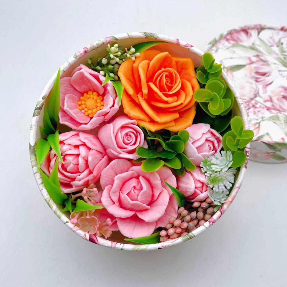 Цветы из мыла