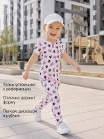 Костюм для девочки футболка и леггинсы на лето