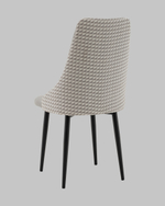 Стул Касаденика велюр серый, спинка гобелен лошадки